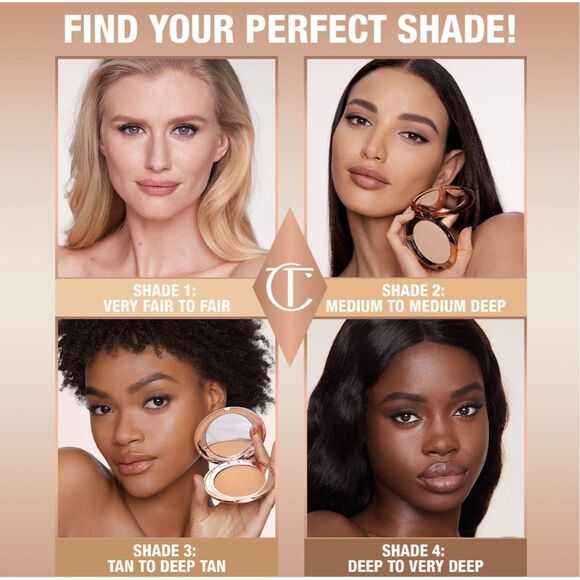 Charlotte Tilbury Airbrush Flawless Finish Refillable Setting Powder in 3 Tan - Picture 2 of 7